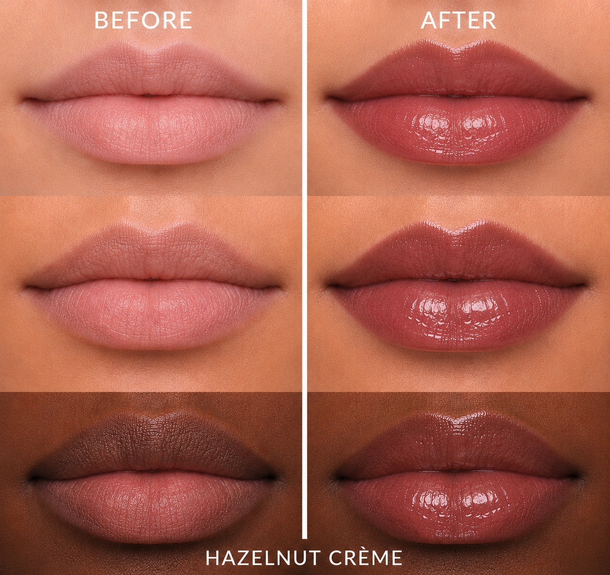 Hazelnut Crème Lip Oil – Hydrate. Smooth. Glow.